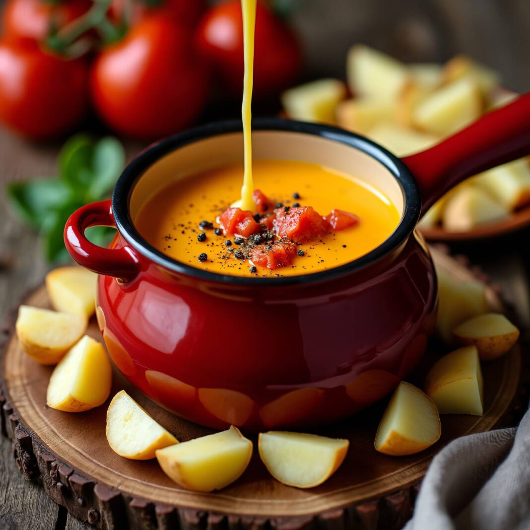 Tomatenfondue Rezept Tomatenfondue Rezept