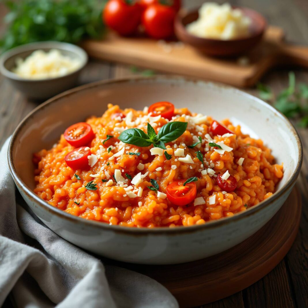 Tomatenrisotto Rezept Tomatenrisotto Rezept