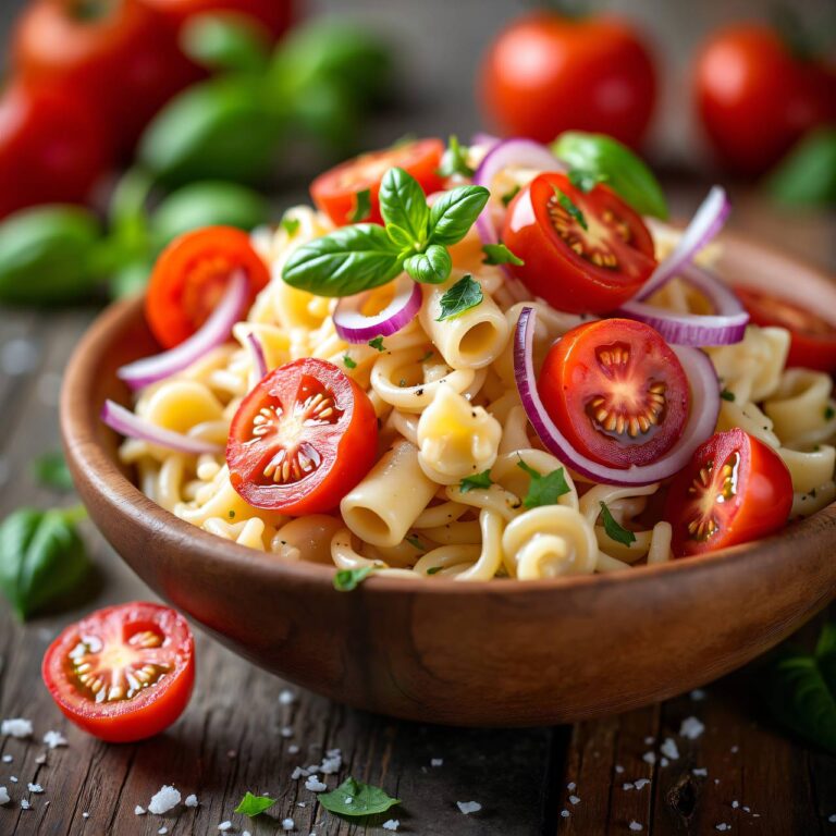 Tomatensalat mit Käse-Dressing Rezept
