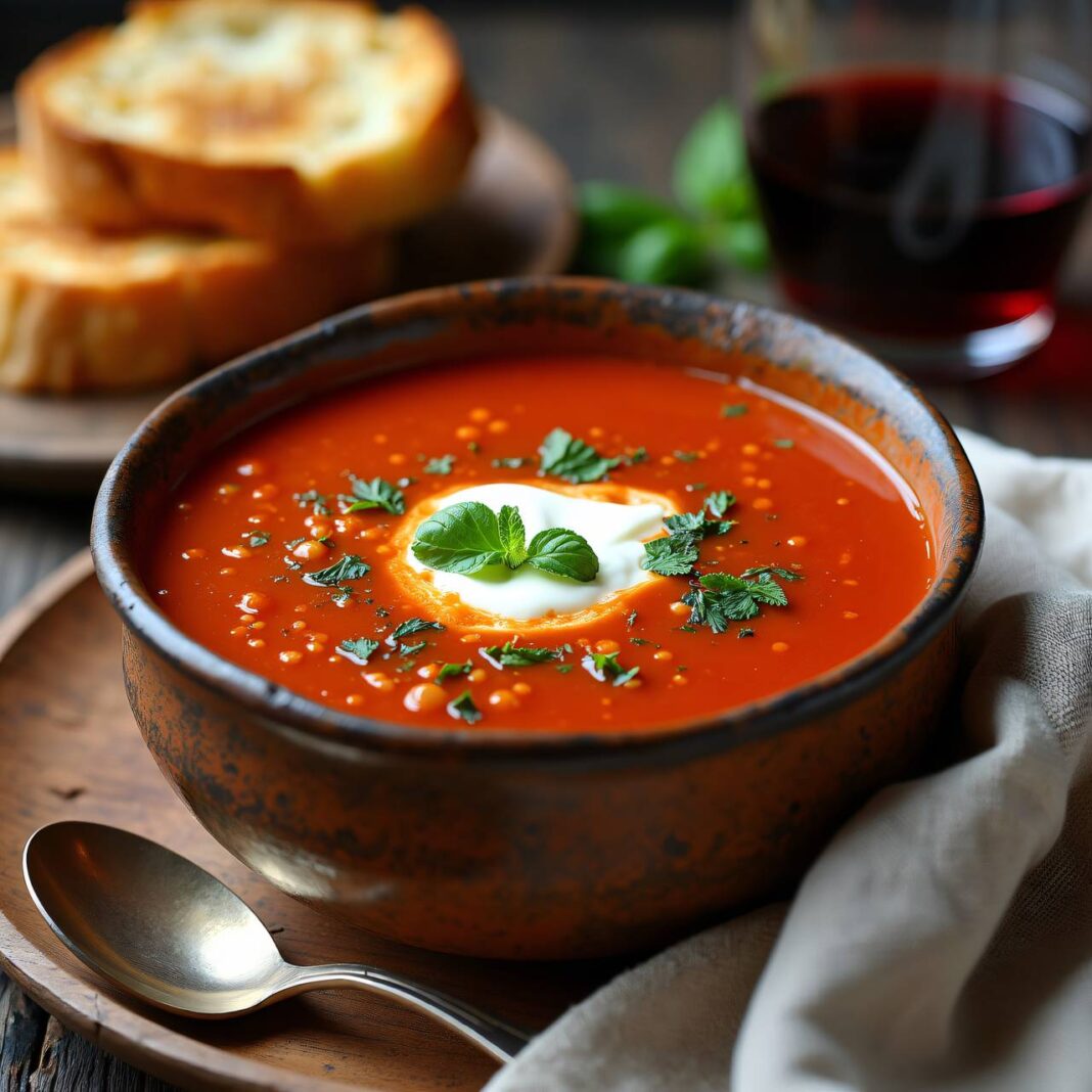 Tomatensuppe Rezept Tomatensuppe Rezept