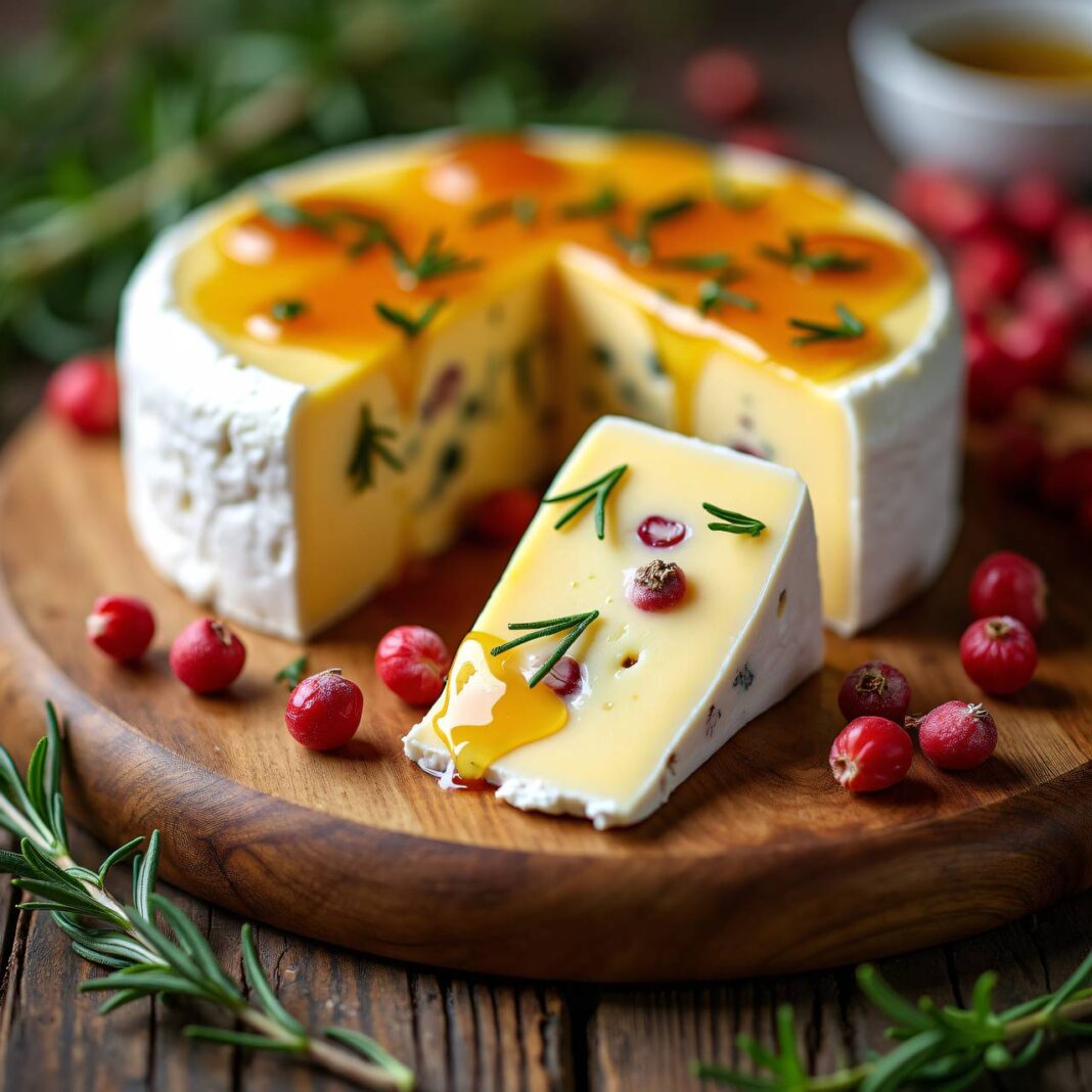 Tomme mit Honig-Pfeffer-Füllung Rezept Tomme mit Honig-Pfeffer-Füllung Rezept