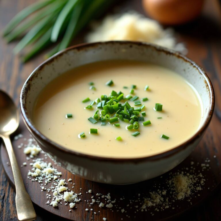 Topinambursuppe mit Hartkäse Rezept