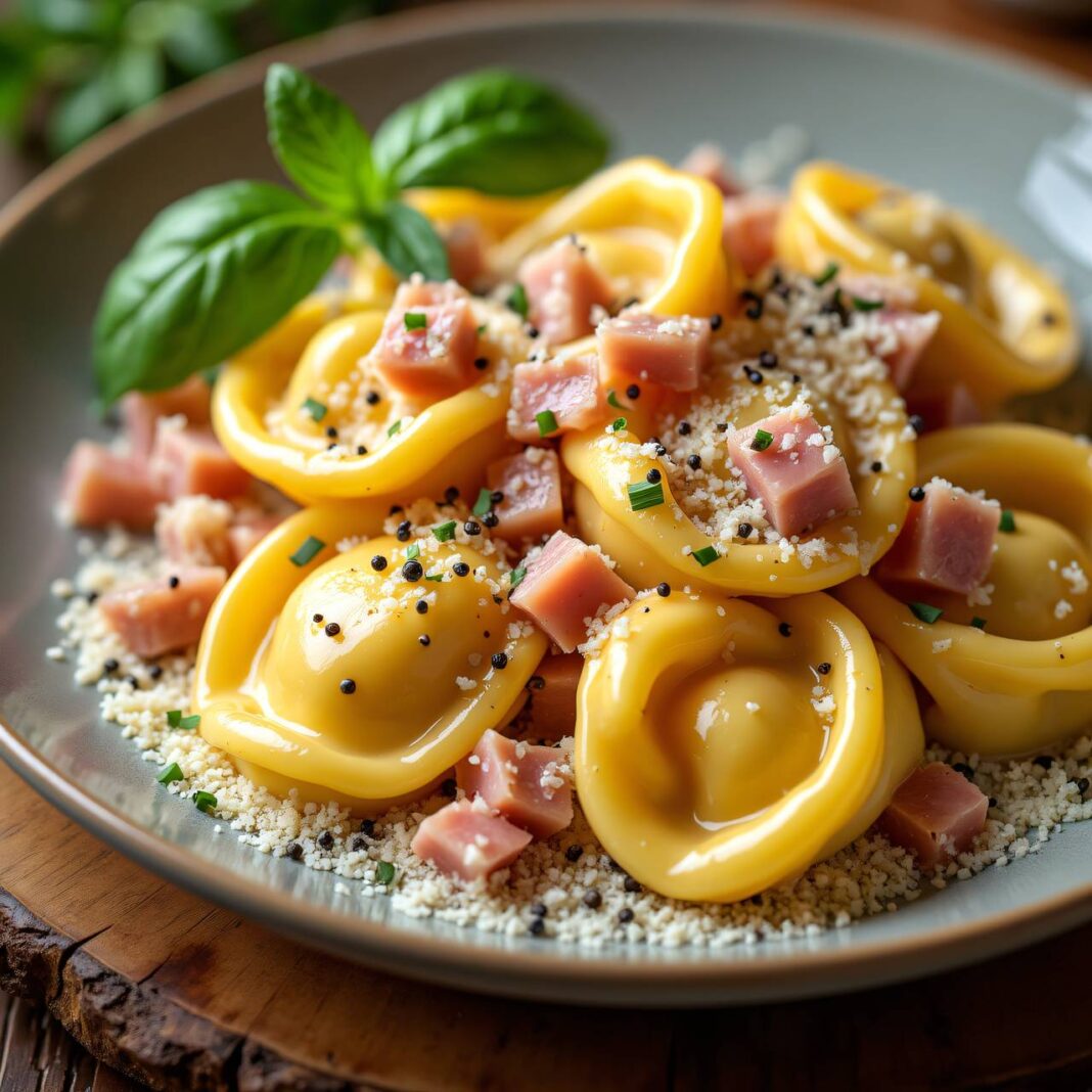 Tortellini in Sahnesauce Rezept Tortellini in Sahnesauce Rezept
