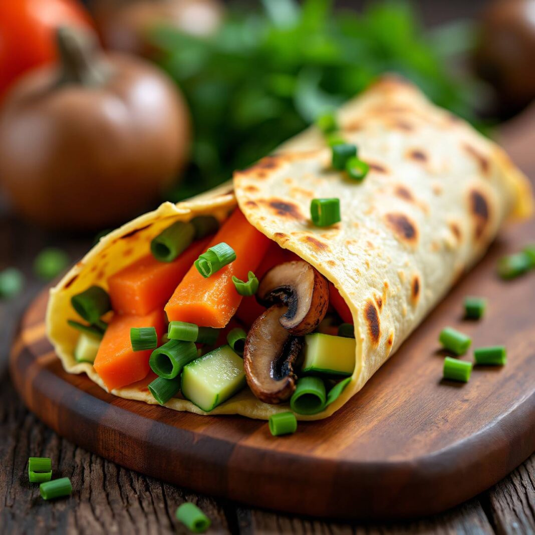 Tortilla-Gemüse-Tasche Rezept Tortilla-Gemüse-Tasche Rezept