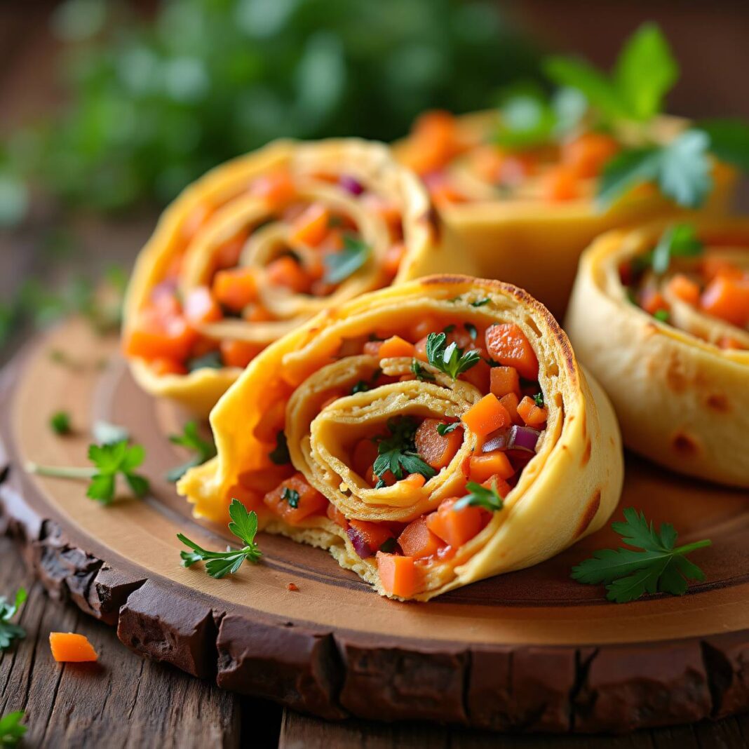 Tortilla-Röllchen Rezept Tortilla-Röllchen Rezept