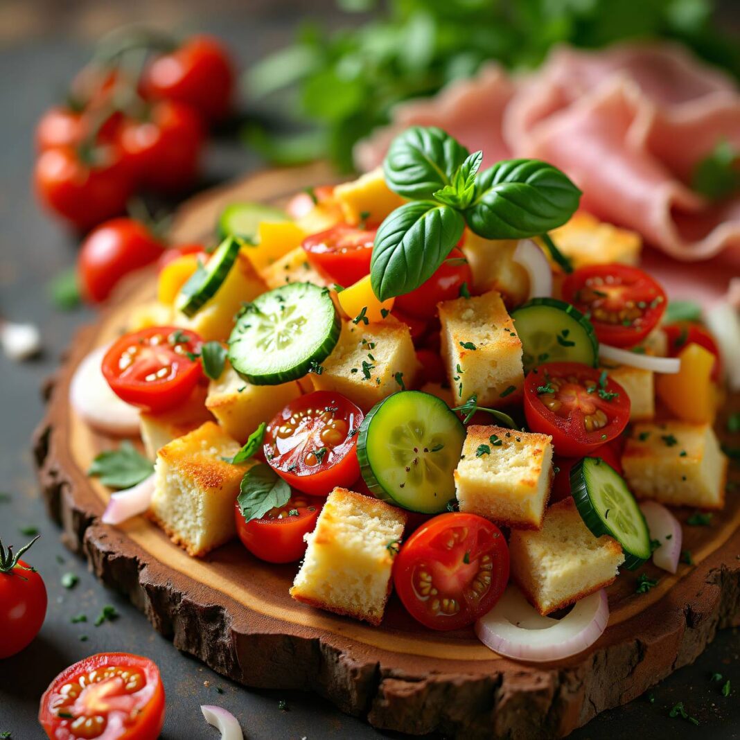 Toskanischer Brotsalat (Panzanella) Rezept Toskanischer Brotsalat (Panzanella) Rezept