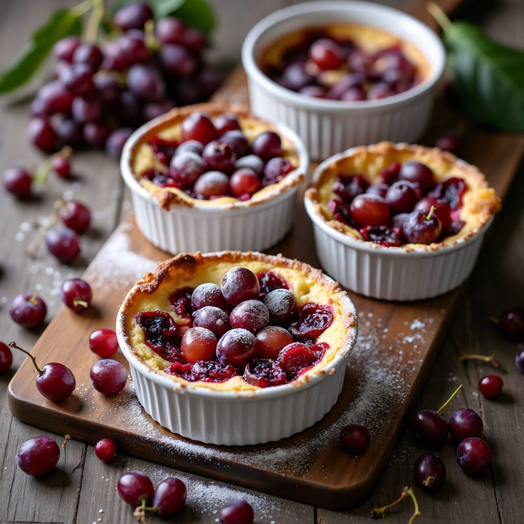 Trauben-Clafoutis Rezept Trauben-Clafoutis Rezept