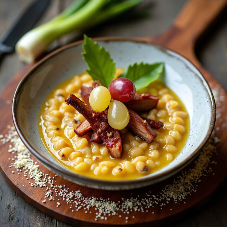 Trauben-Gerstotto Rezept