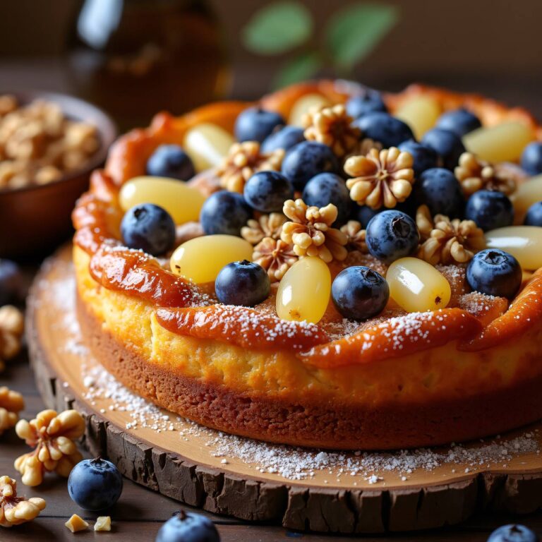 Trauben-Nuss-Kuchen Rezept