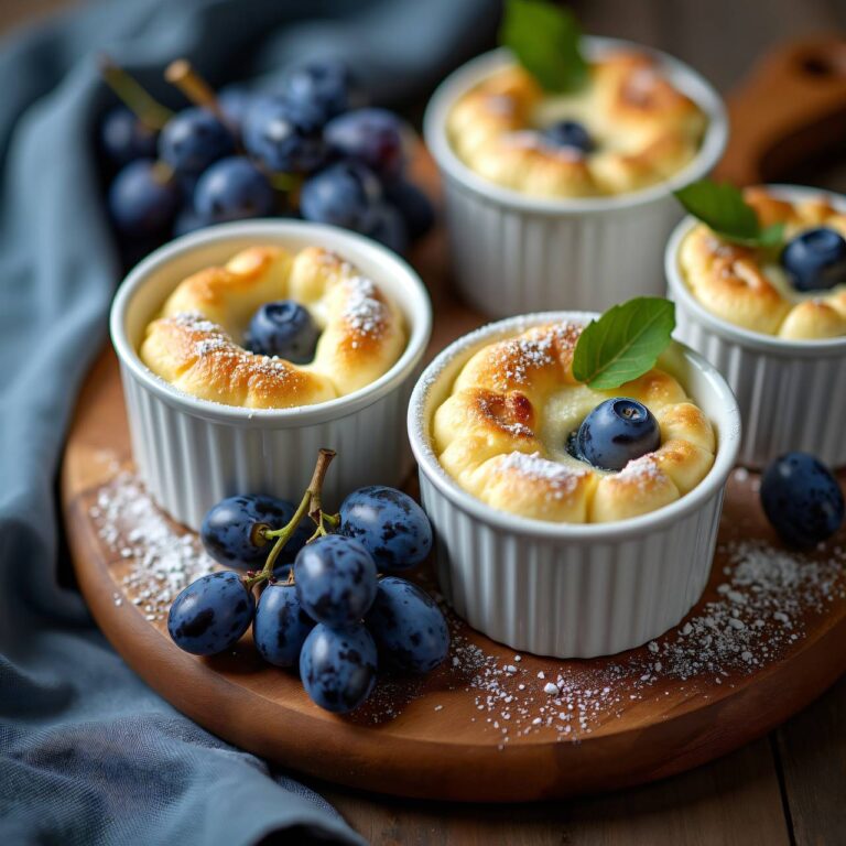 Trauben-Quark-Gratins Rezept