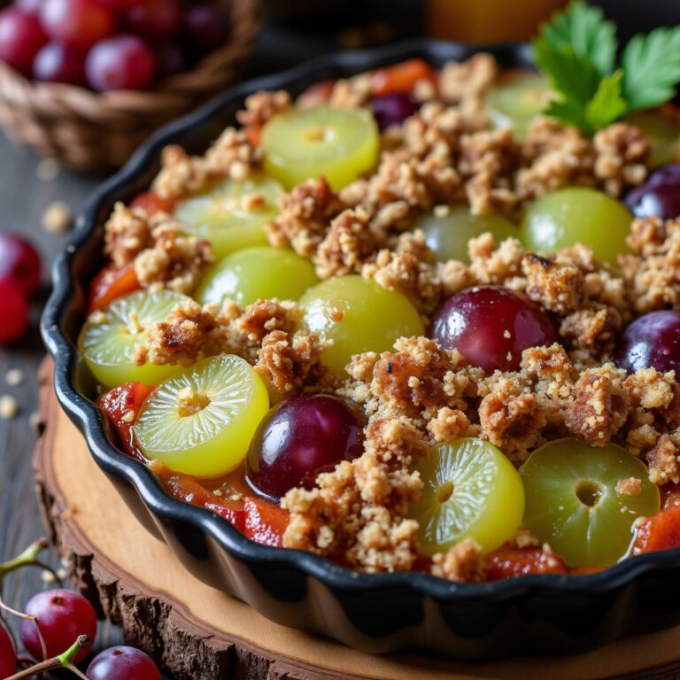 Trauben-Streusel Rezept