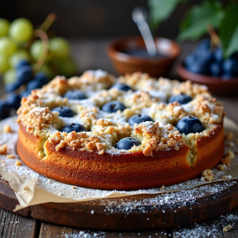 Trauben-Streuselkuchen Rezept