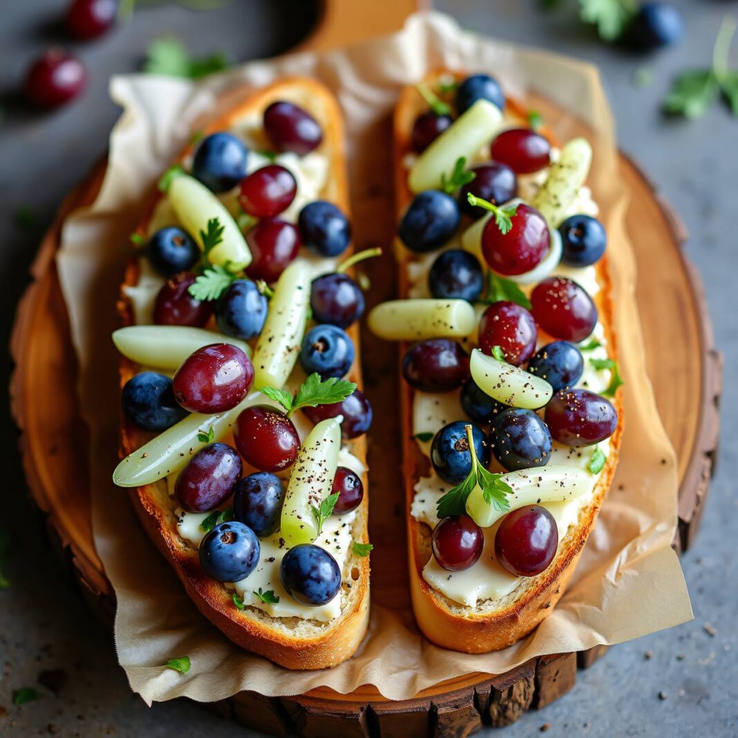 Trauben-Toast Rezept Trauben-Toast Rezept