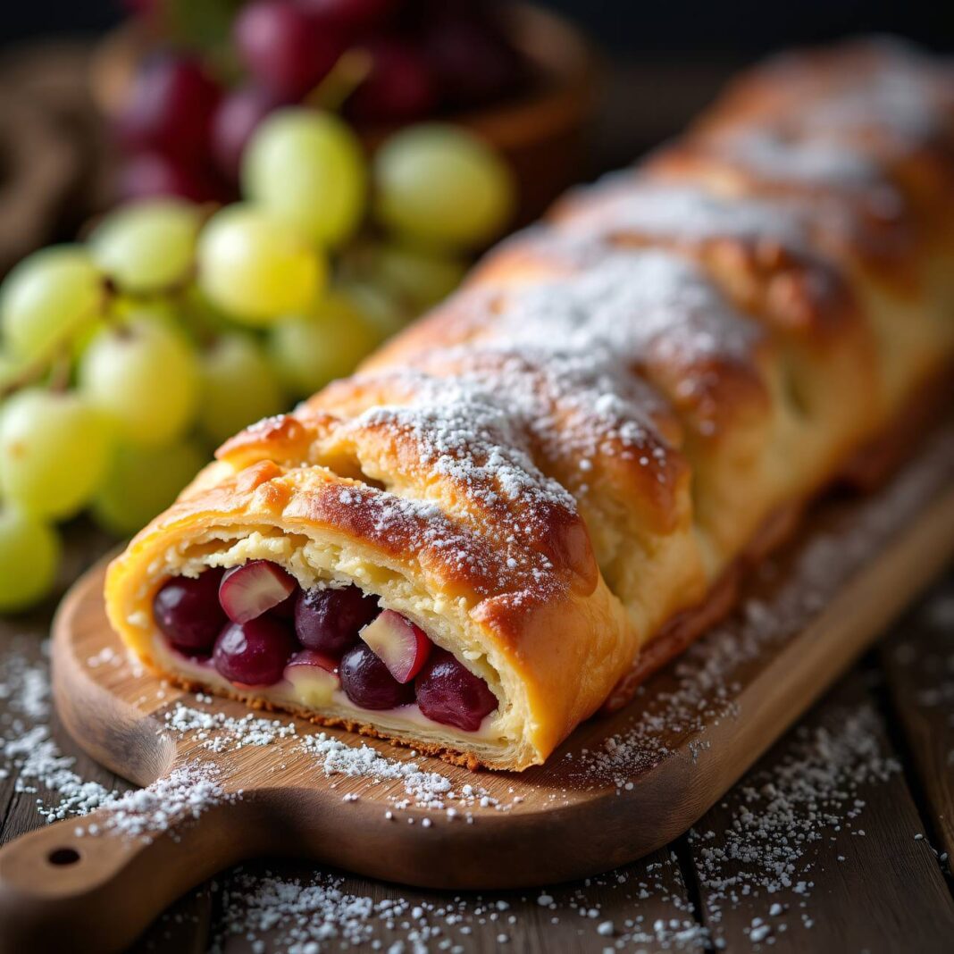 Traubenstrudel Rezept Traubenstrudel Rezept