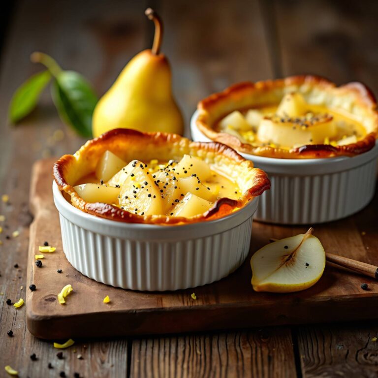 Überbackene Birnencrème Rezept