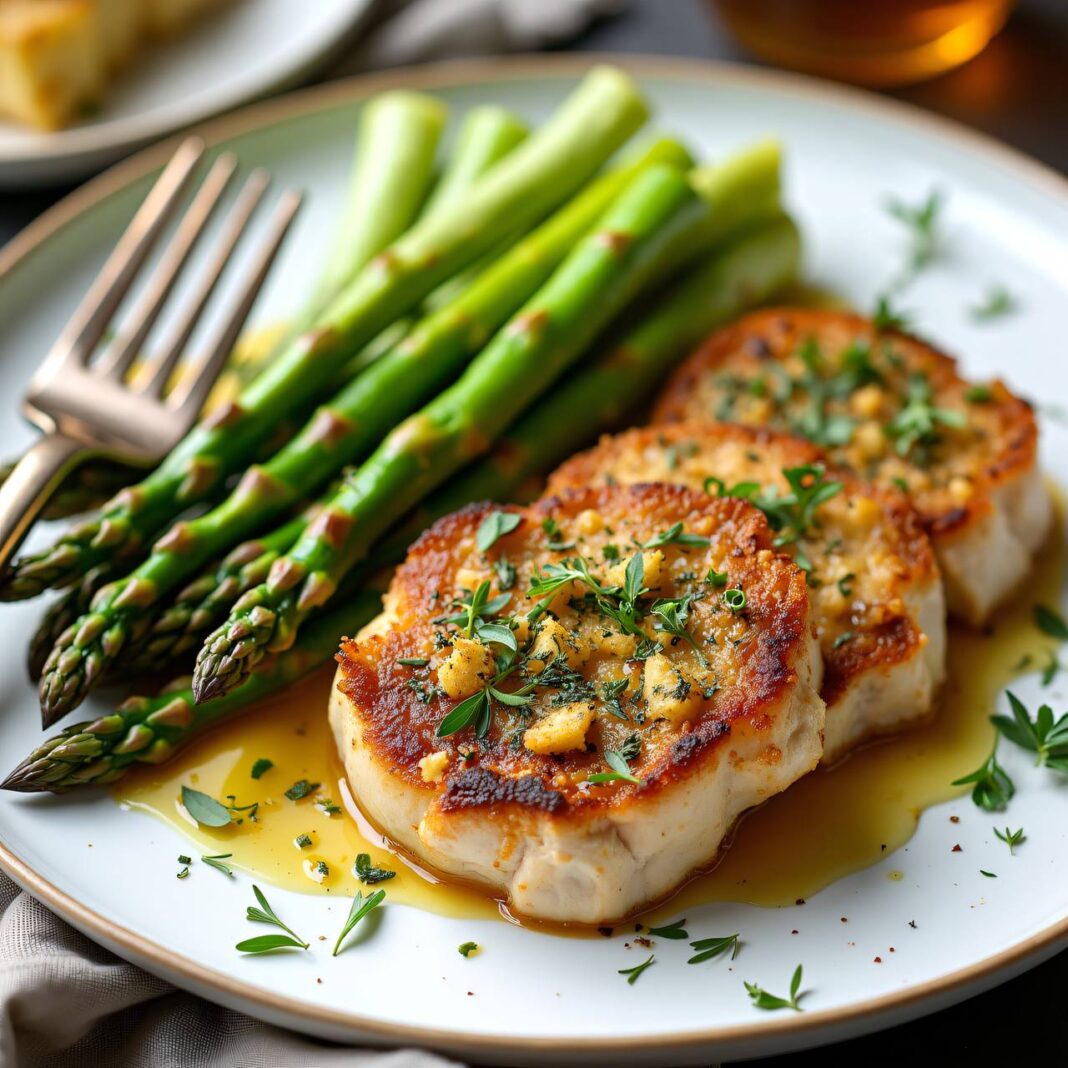 Überbackene Kräuter-Koteletts Rezept Überbackene Kräuter-Koteletts Rezept