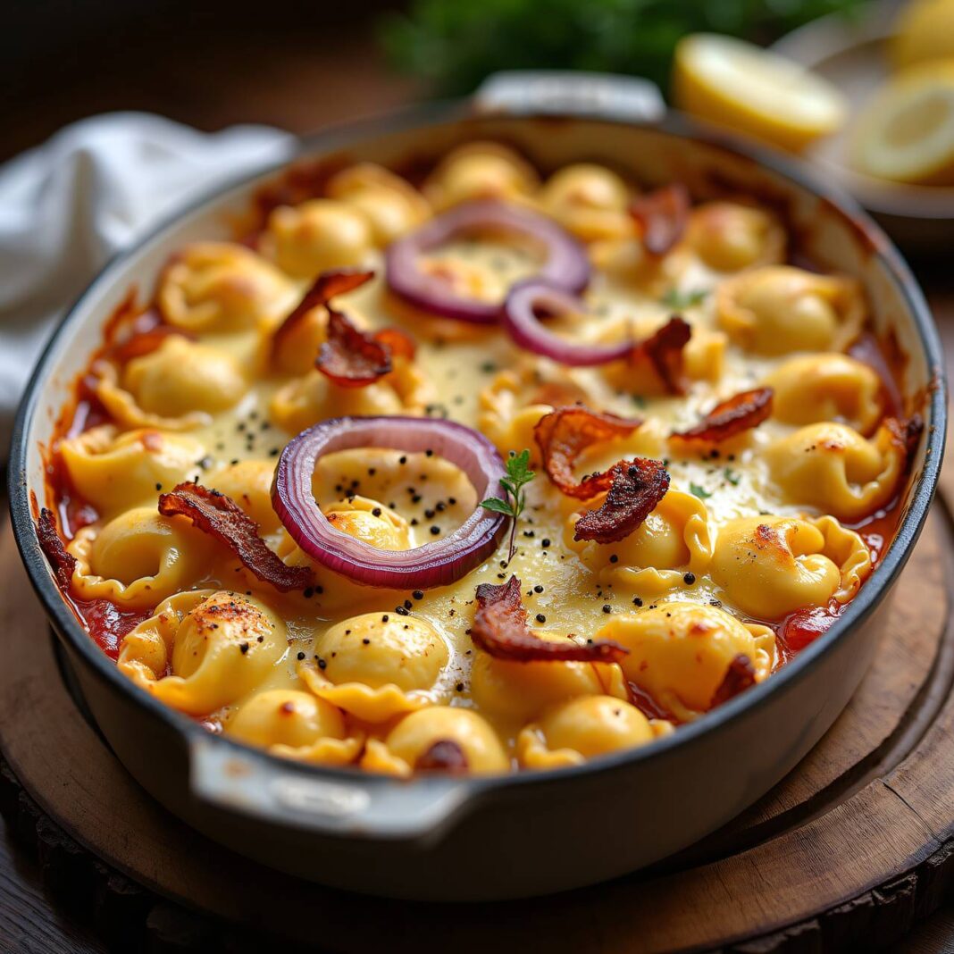 Überbackene Tortellini Rezept Überbackene Tortellini Rezept