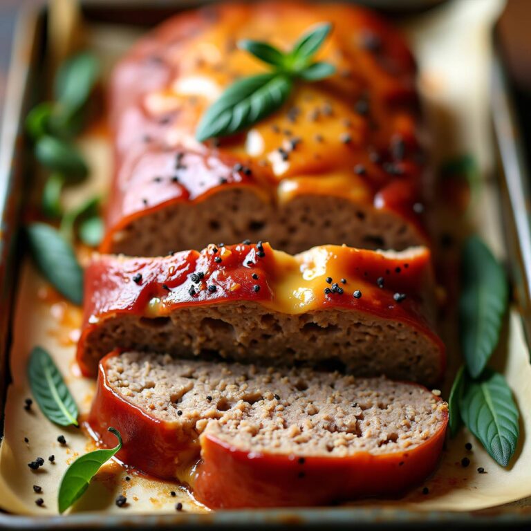 Überbackener Fleischkäse Rezept