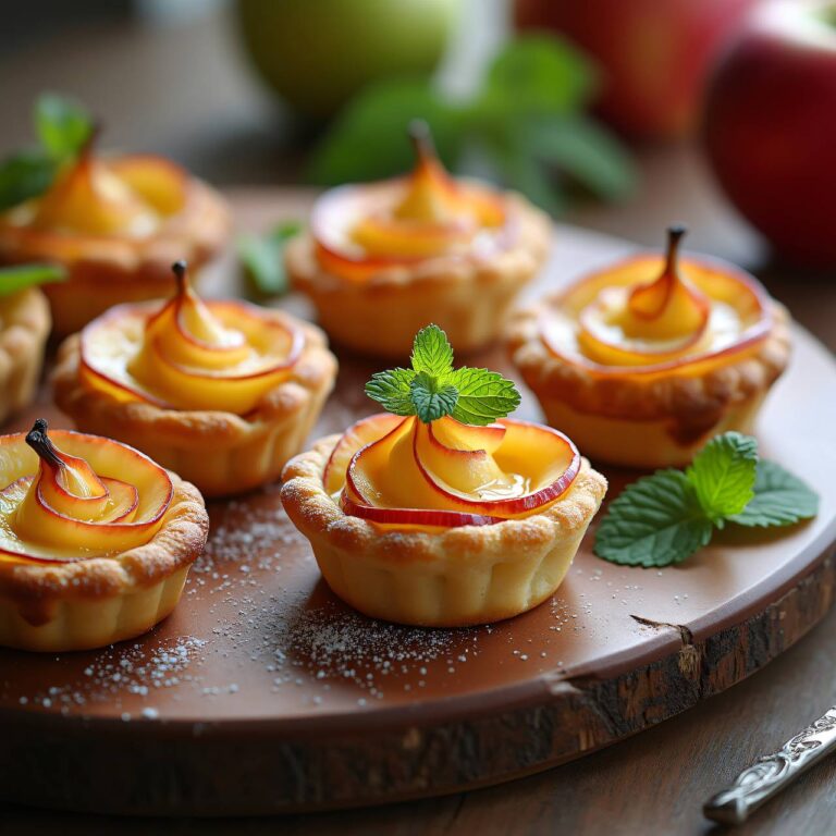 Vanille-Apfel-Törtchen Rezept