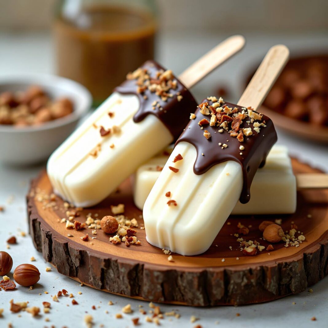 Vanille-Joghurt-Eis am Stiel Rezept Vanille-Joghurt-Eis am Stiel Rezept