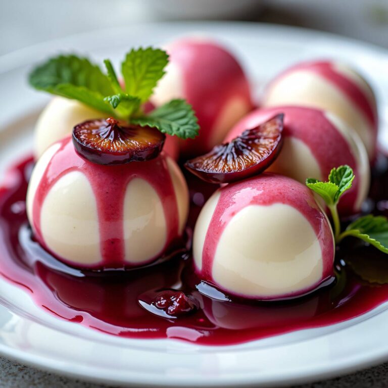 Vanille-Zwetschgen-Parfait Rezept