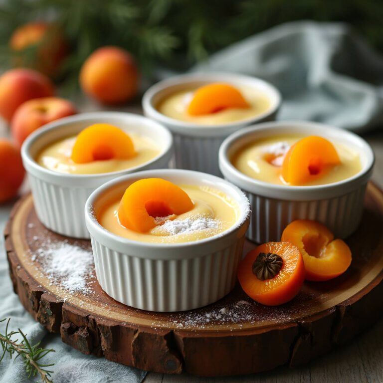 Vanillepudding mit Aprikosen Rezept