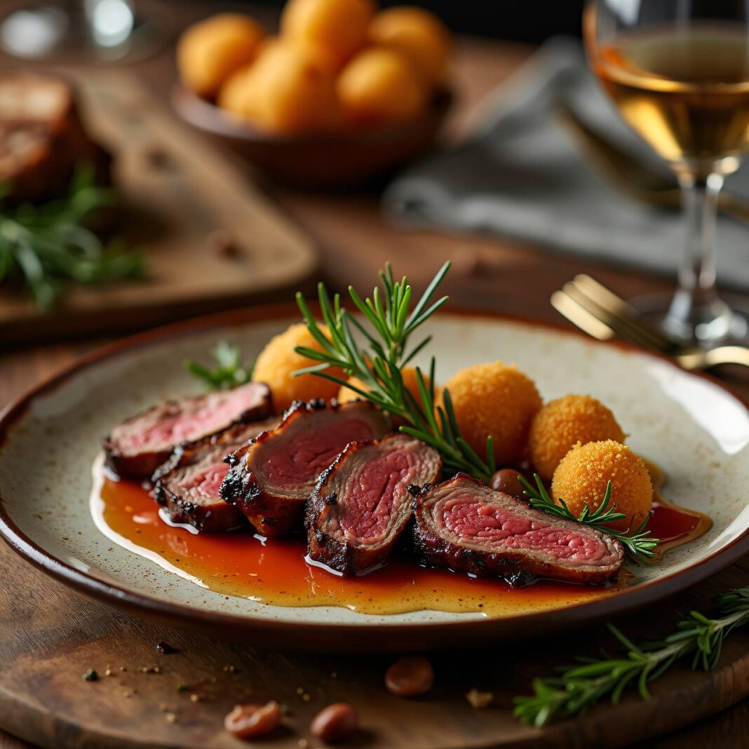 Variationen vom Wildrücken Rezept Variationen vom Wildrücken Rezept