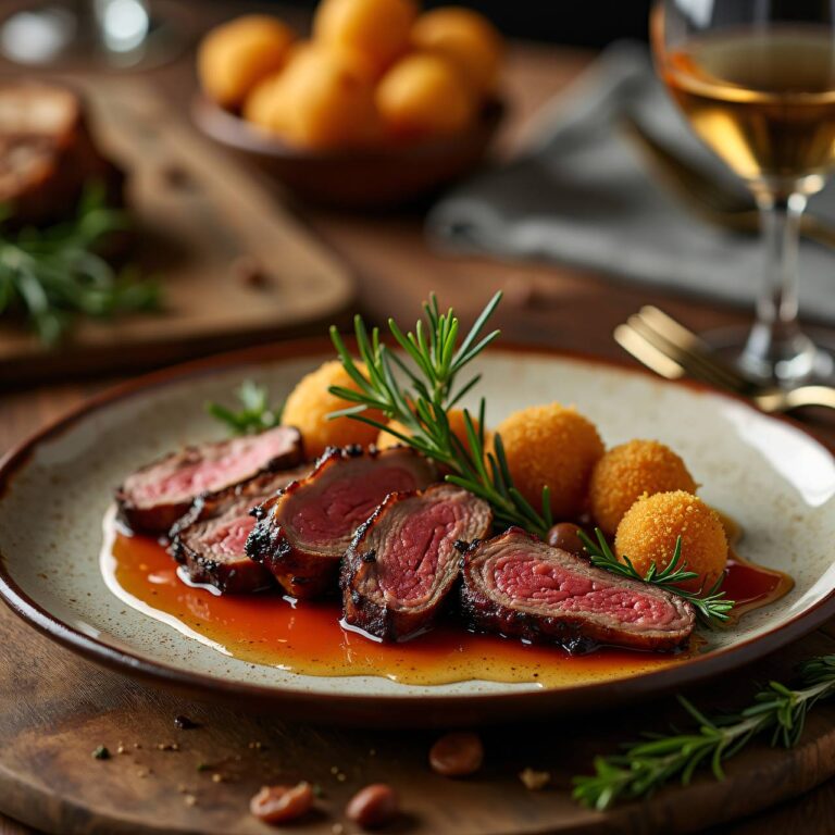 Variationen vom Wildrücken Rezept