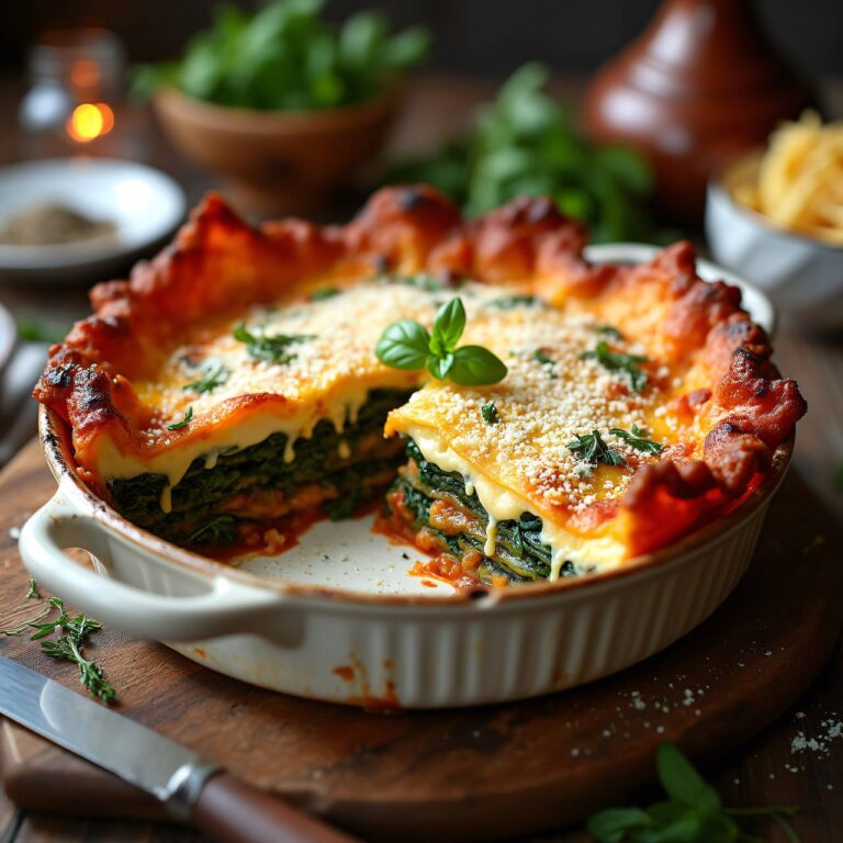 Vegetarische Lasagne mit rotem Chicorée Rezept