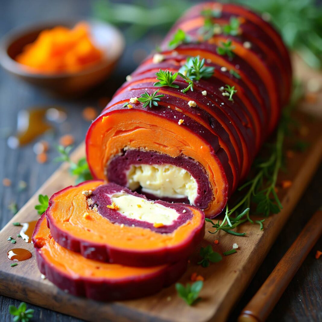 Vegetarische Terrine mit Ziegenkäse und Trüffel (Low Carb) Rezept Vegetarische Terrine mit Ziegenkäse und Trüffel (Low Carb) Rezept