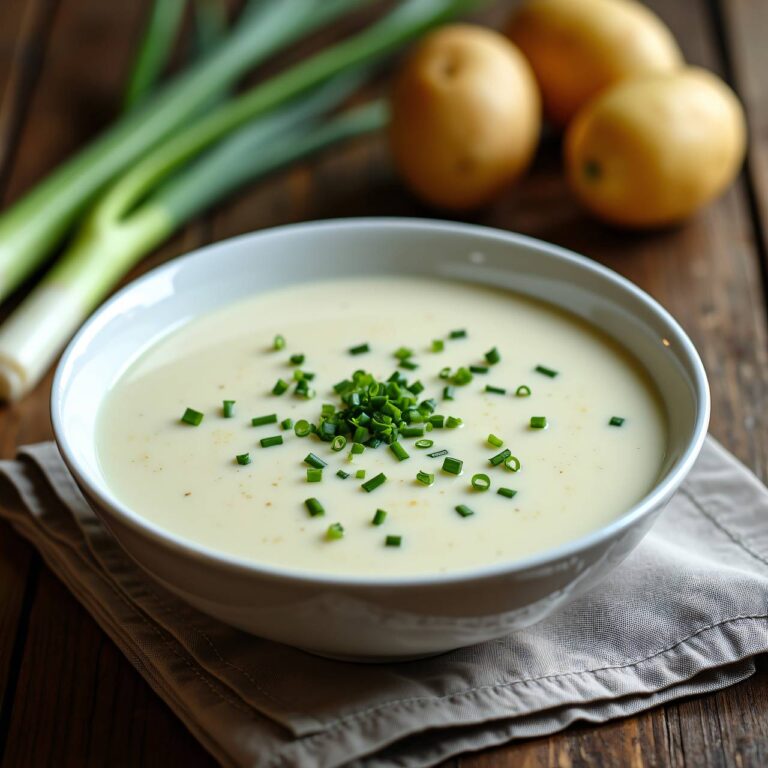 Vichyssoise (Lauchcrèmesuppe) Rezept
