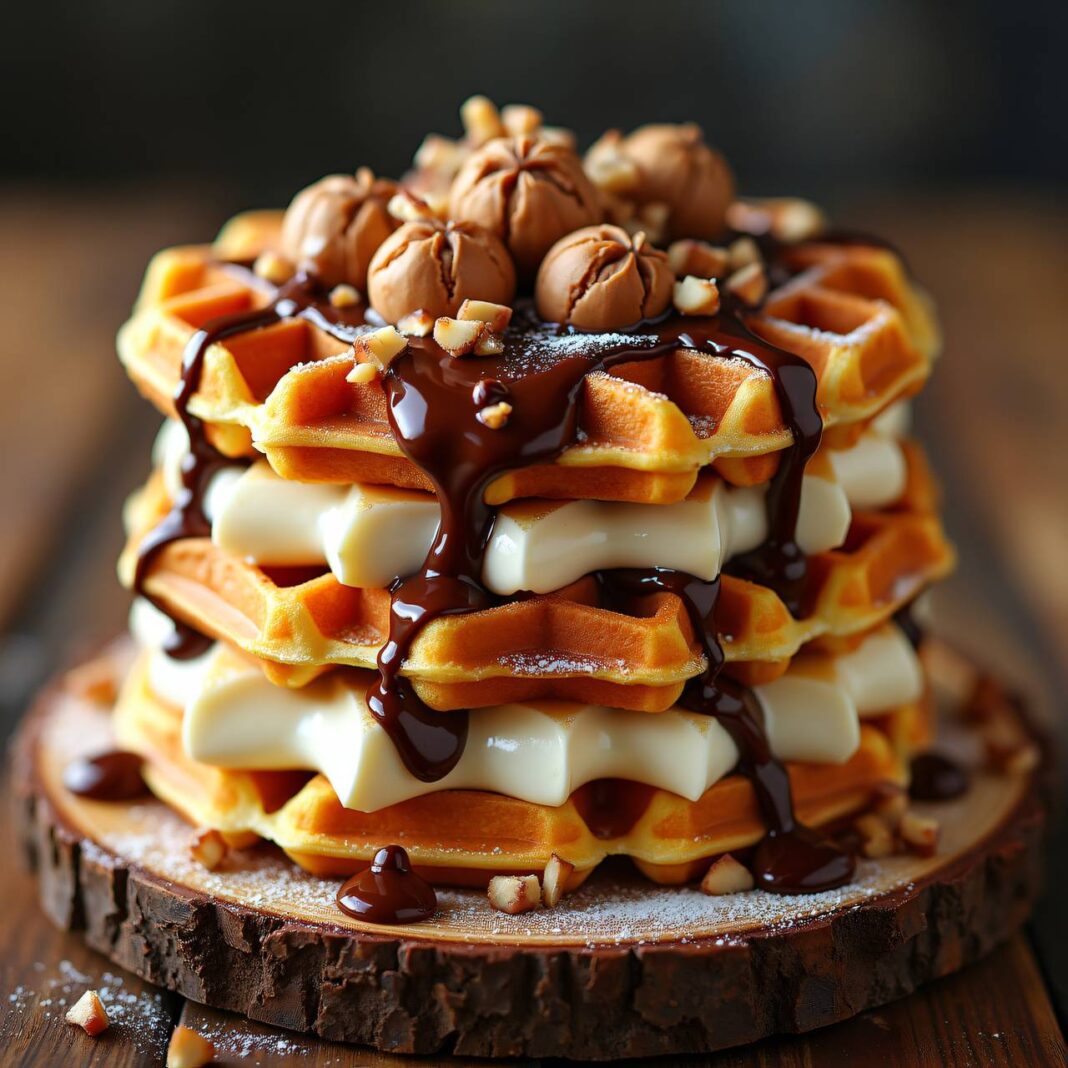 Waffeltorte Rezept Waffeltorte Rezept