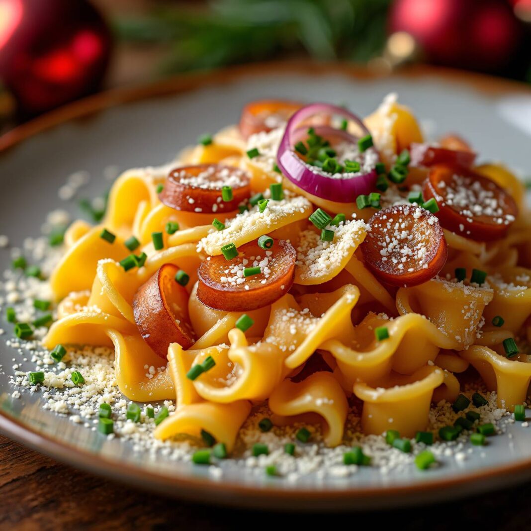Weihnachtliche Spätzle Rezept Weihnachtliche Spätzle Rezept