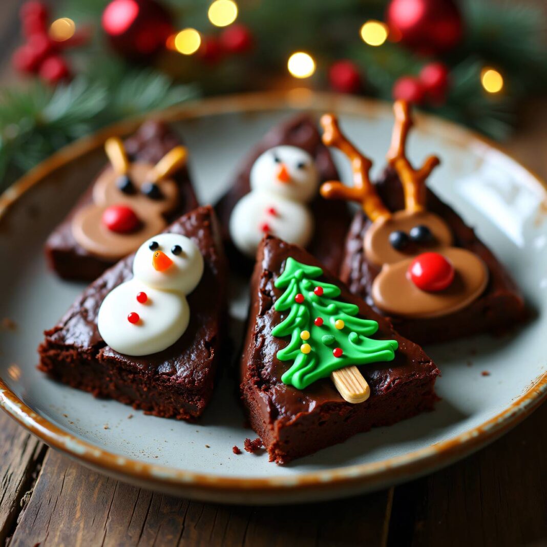 Weihnachtsbrownies Rezept Weihnachtsbrownies Rezept