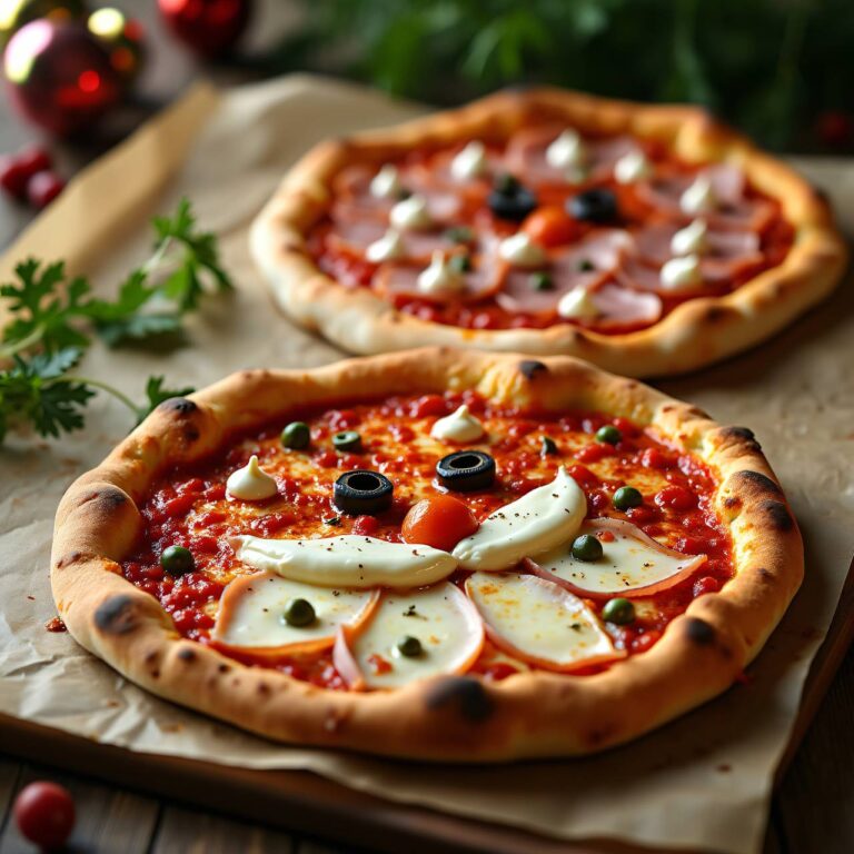 Weihnachtspizza Rezept
