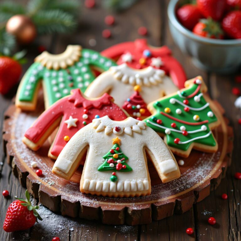 Weihnachtspulli-Kekse Rezept