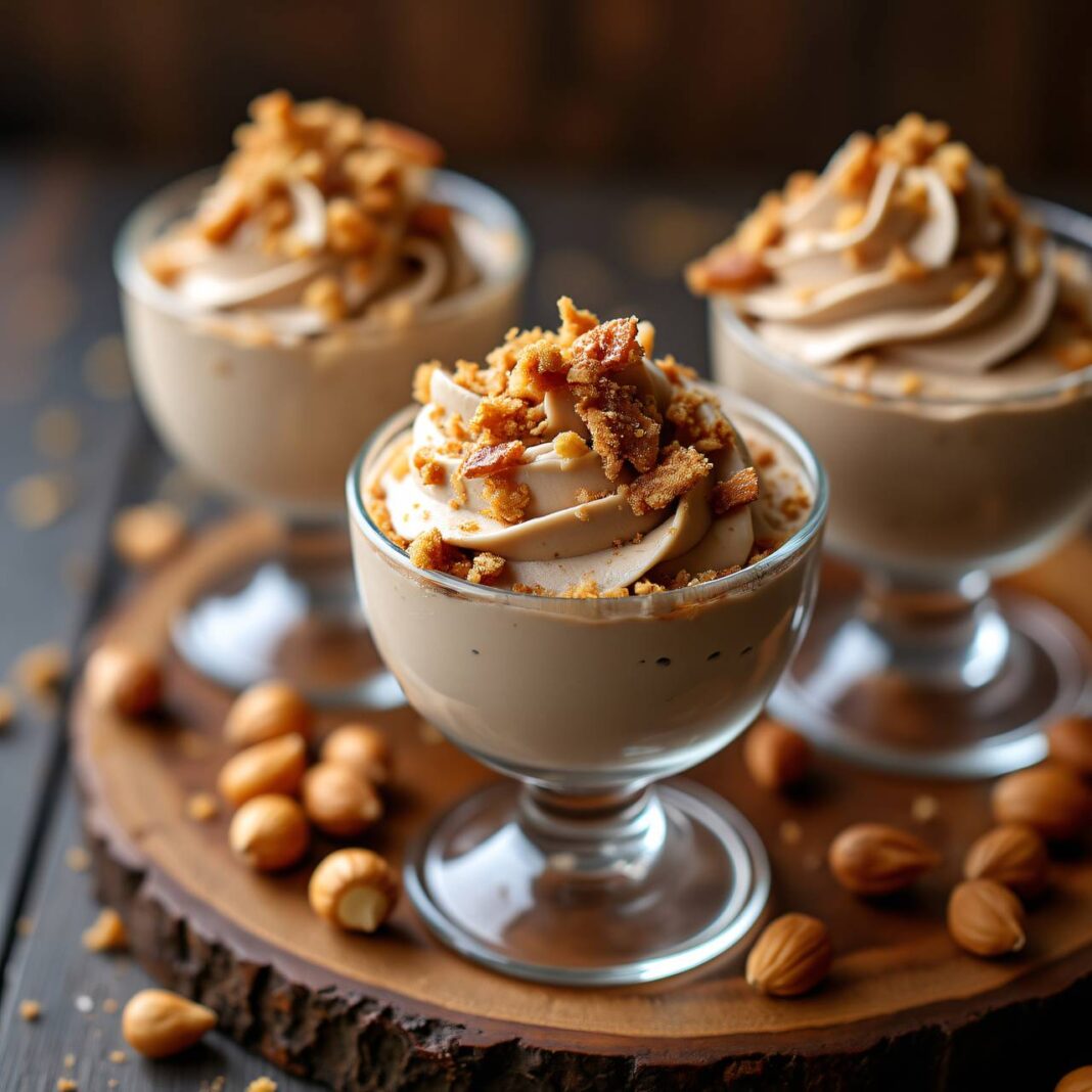 Weisse Moccaglace mit Krokant Rezept Weisse Moccaglace mit Krokant Rezept