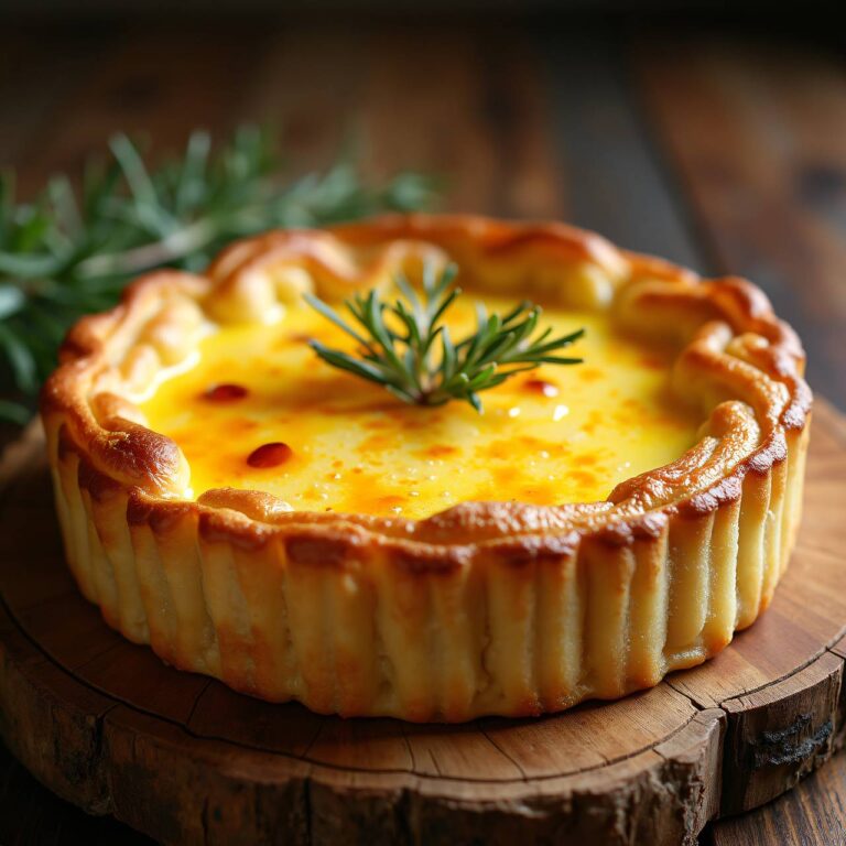 Weisswein-Käse-Tarte Rezept