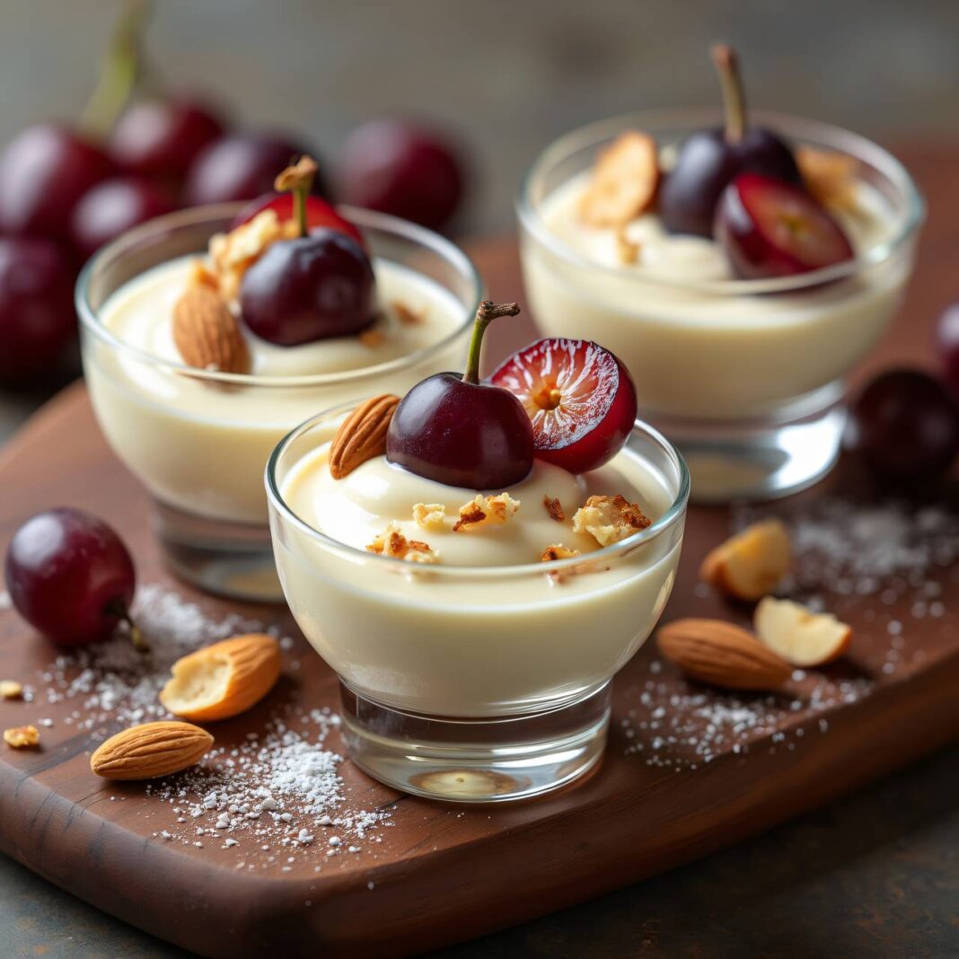 Weissweincreme mit Trauben Rezept Weissweincreme mit Trauben Rezept