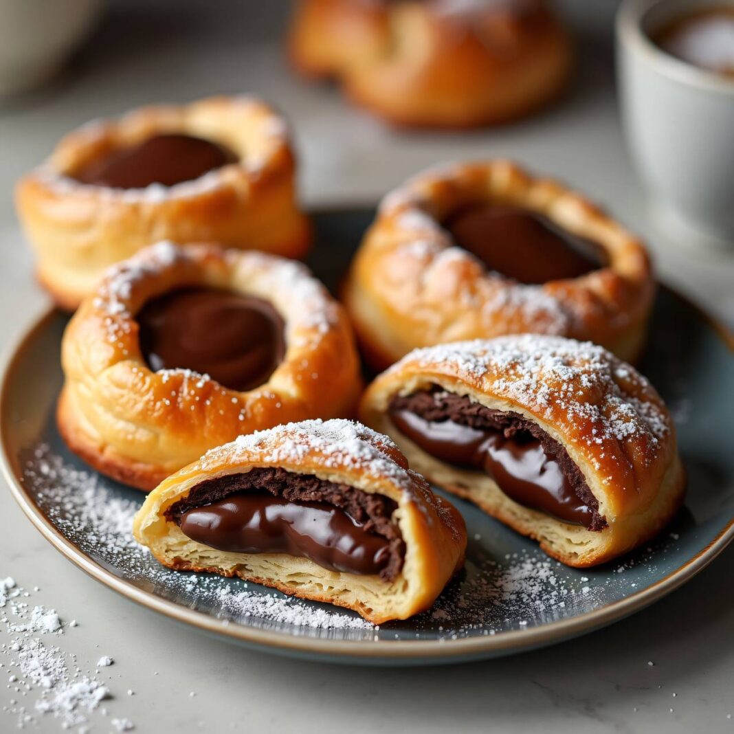 Windbeutel mit Knusperkruste und Schokoladenfüllung Rezept Windbeutel mit Knusperkruste und Schokoladenfüllung Rezept