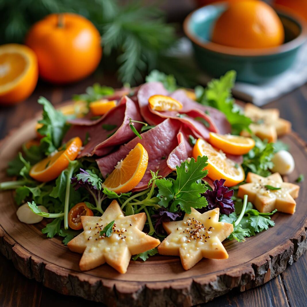 Wintersalat mit Mohngebäck Rezept Wintersalat mit Mohngebäck Rezept