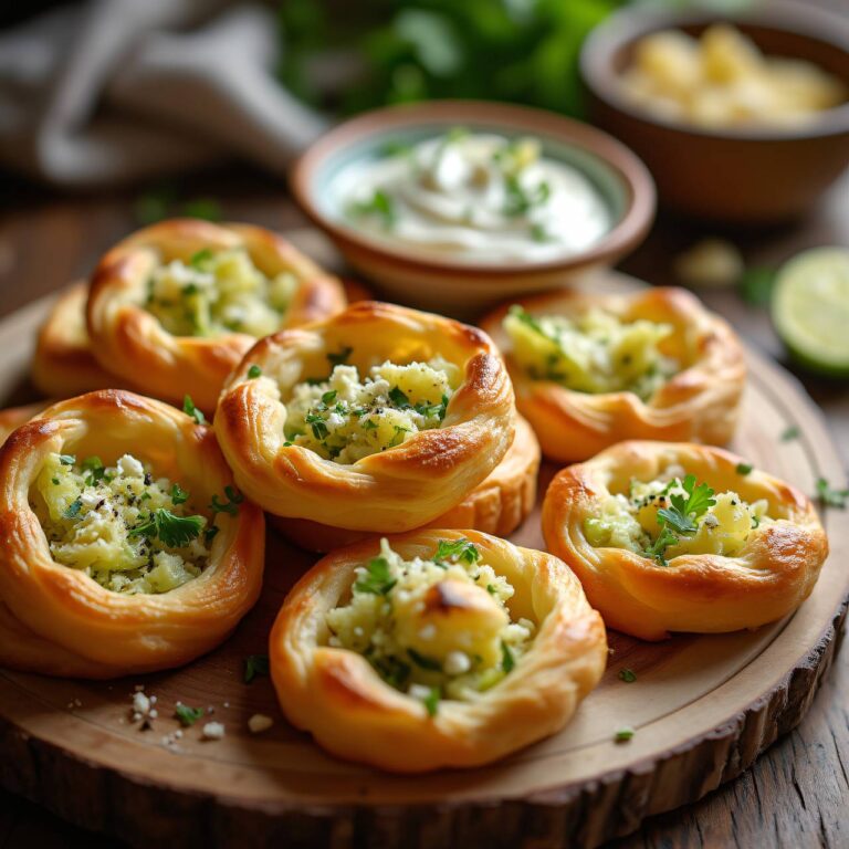 Wirsing-Feuilleté mit Frischkäse Rezept