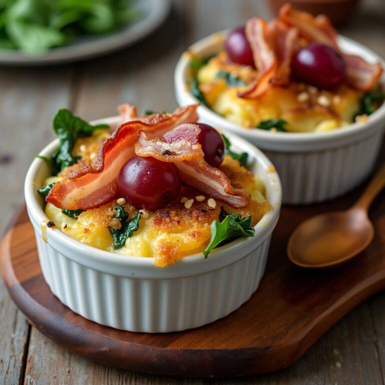 Wirz-Kartoffelgratin mit Speck und Trauben Rezept