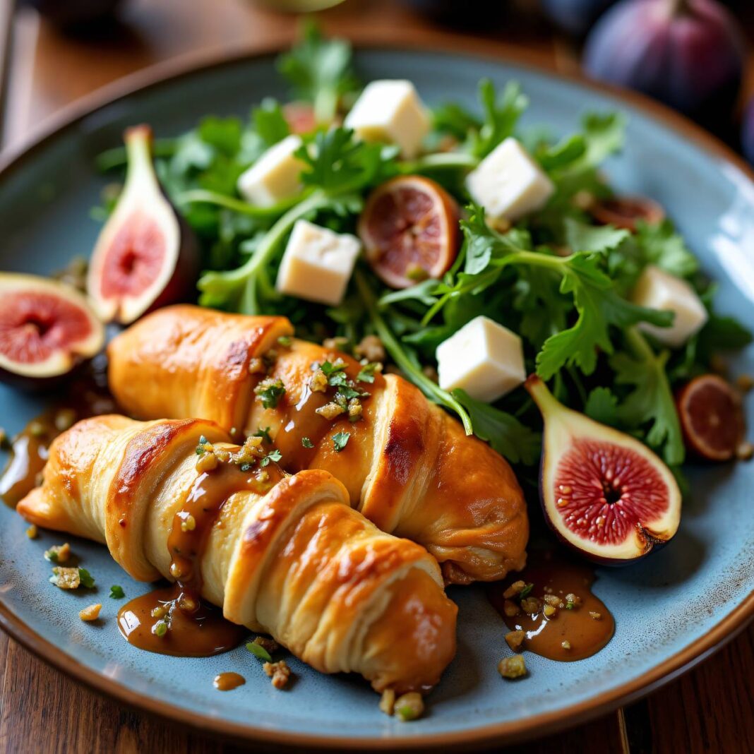 Würstchen im Teig mit Feigensenf Rezept Würstchen im Teig mit Feigensenf Rezept