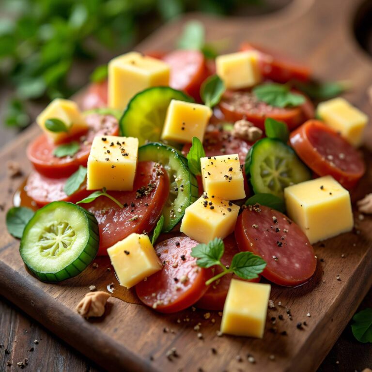 Wurst-Käse-Salat Rezept
