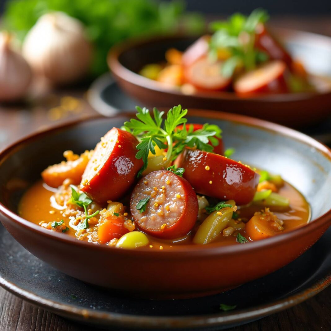 Wurst-Maroni-Ragout Rezept Wurst-Maroni-Ragout Rezept