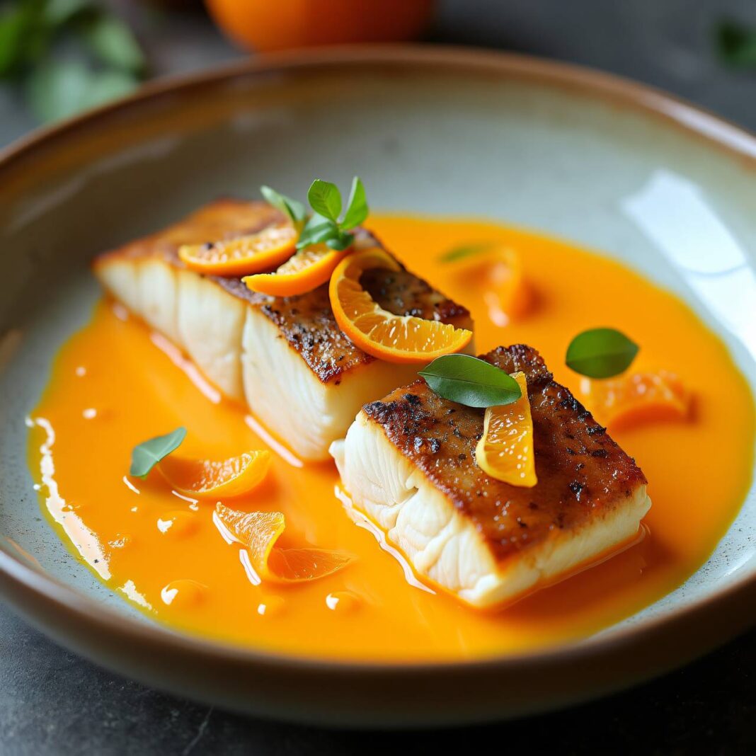 Zander an Orangenschaumsauce Rezept Zander an Orangenschaumsauce Rezept