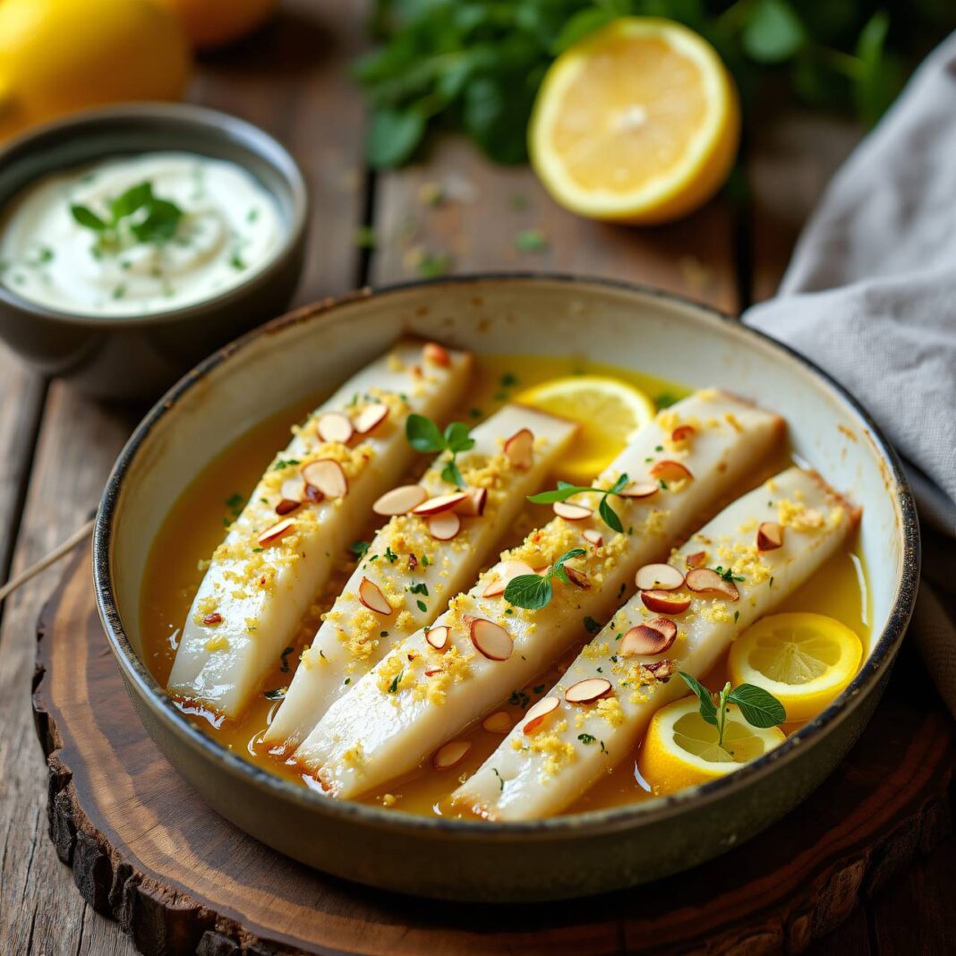 Zander mit Zitrus-Dip Rezept Zander mit Zitrus-Dip Rezept