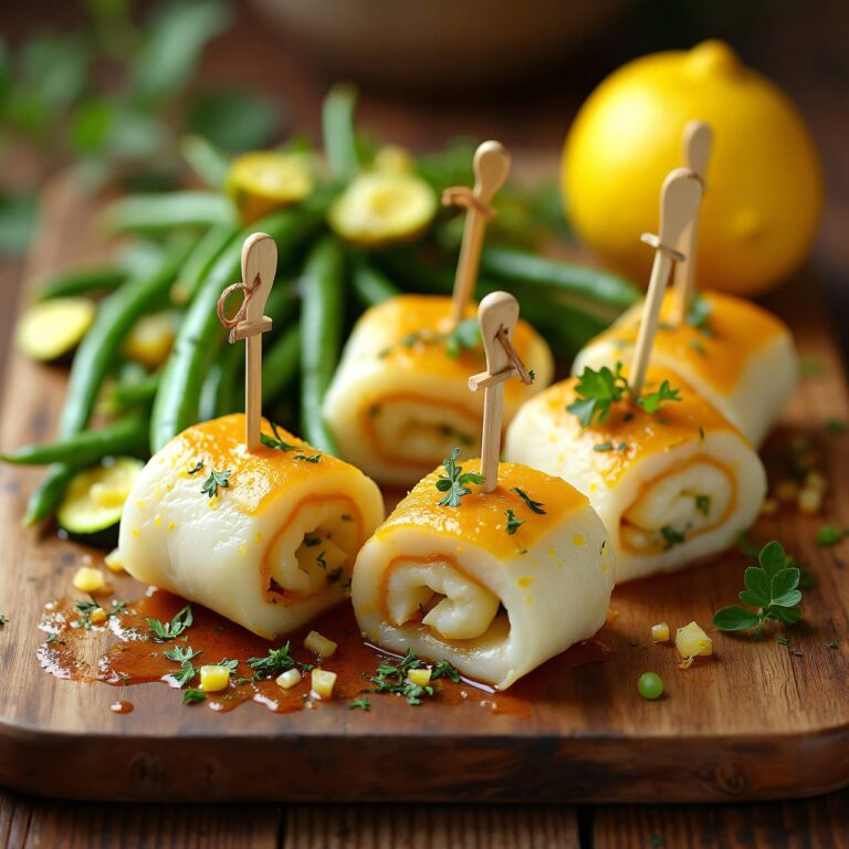 Zitronen-Fischröllchen Rezept