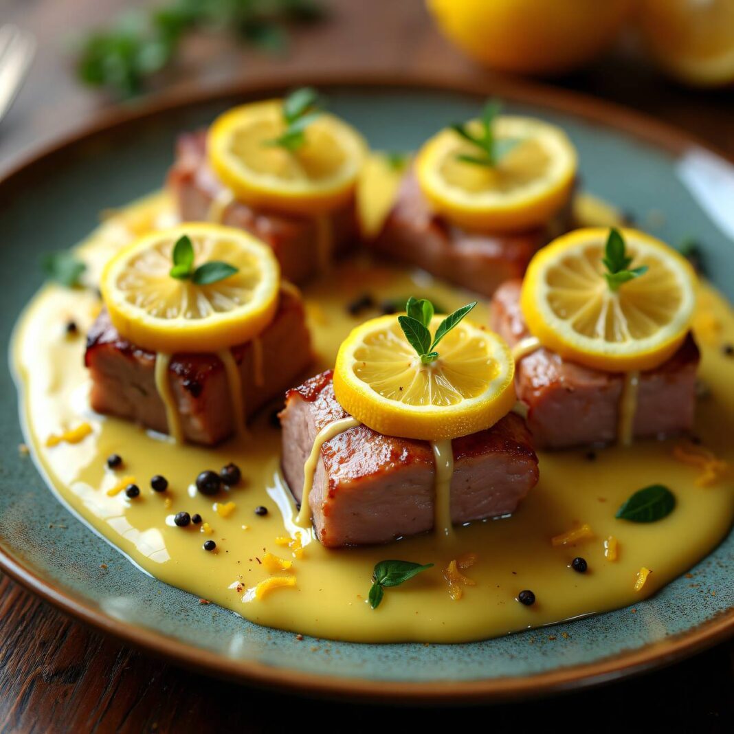 Zitronen-Kalbsfilet-Medaillons Rezept Zitronen-Kalbsfilet-Medaillons Rezept